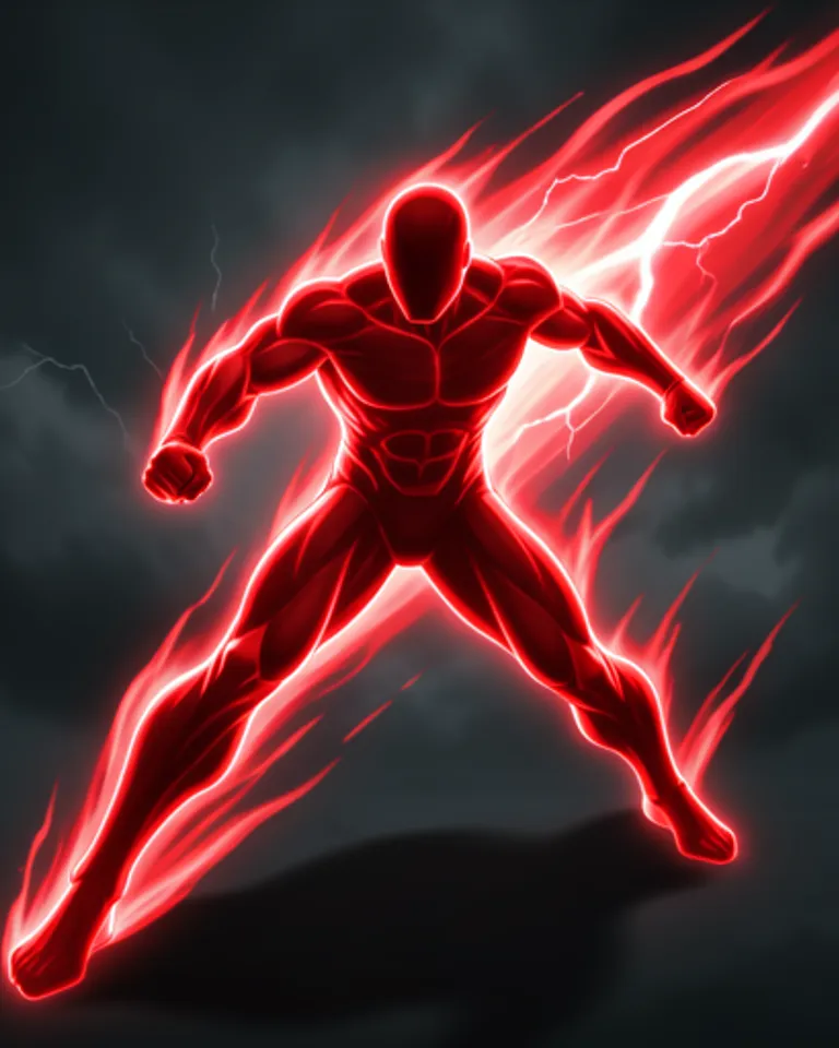 Portrait of The Red Wisp