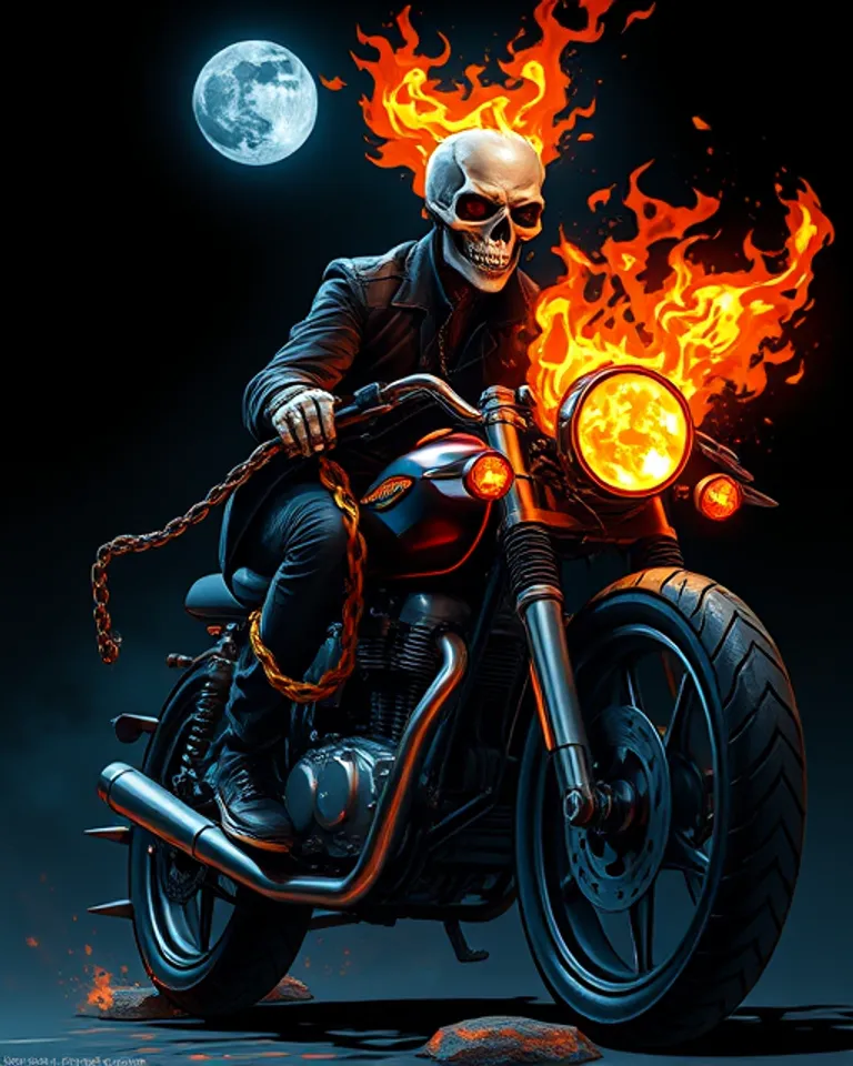Portrait of Ghost Rider