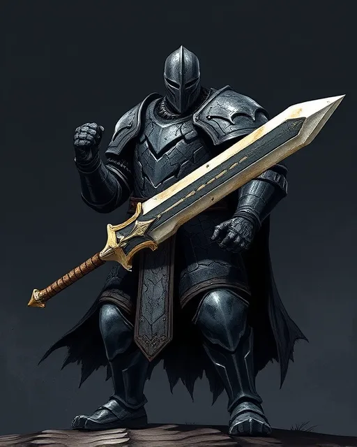 Portrait of Broken Knight