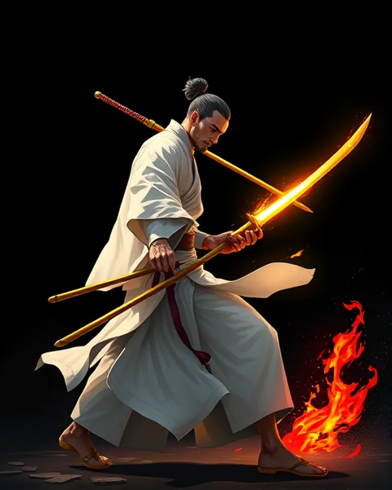 Portrait of The Swordsman of the Farthest Land