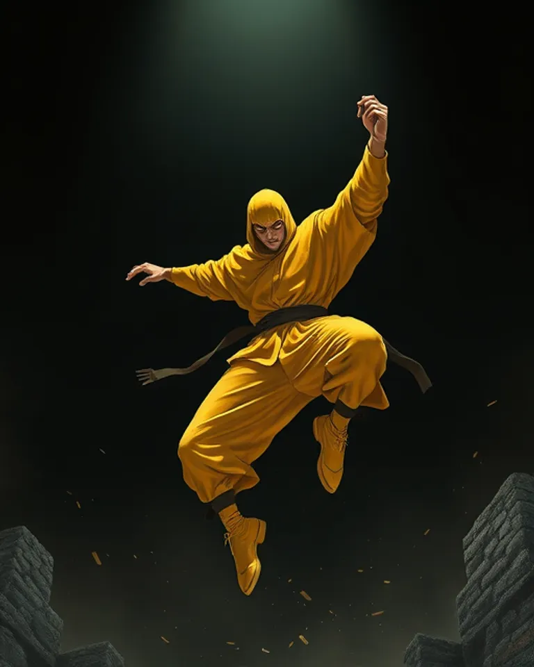 Portrait of The king of yellow