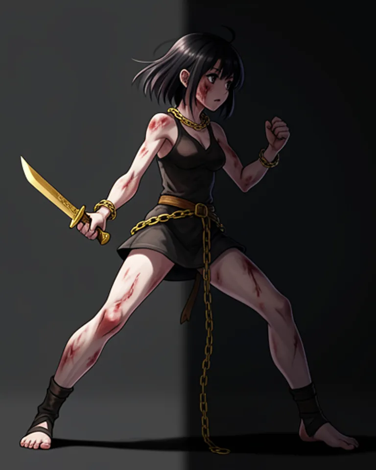 Portrait of Claire, the slave.