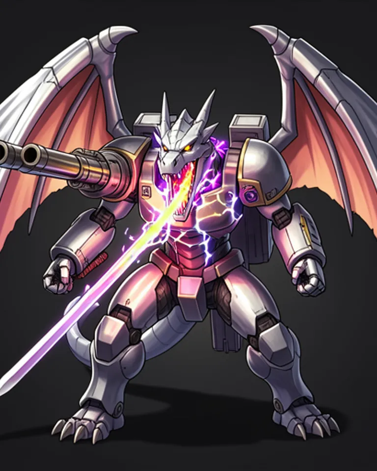 Portrait of Mecha Dragon - Weapon E