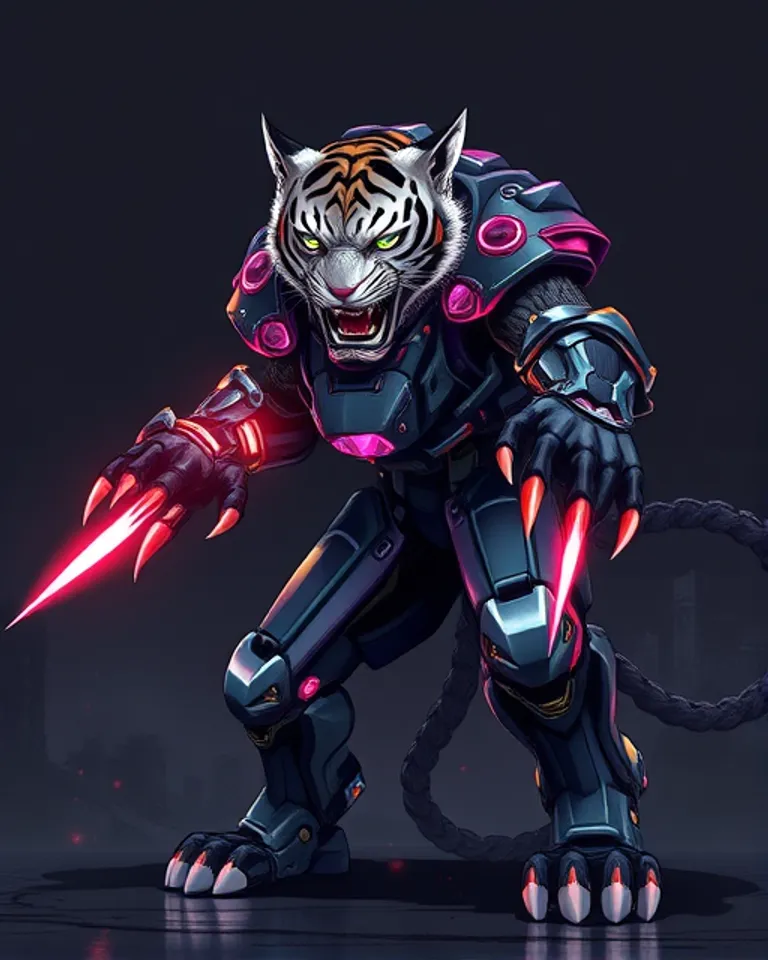 Portrait of Cyber Tiger