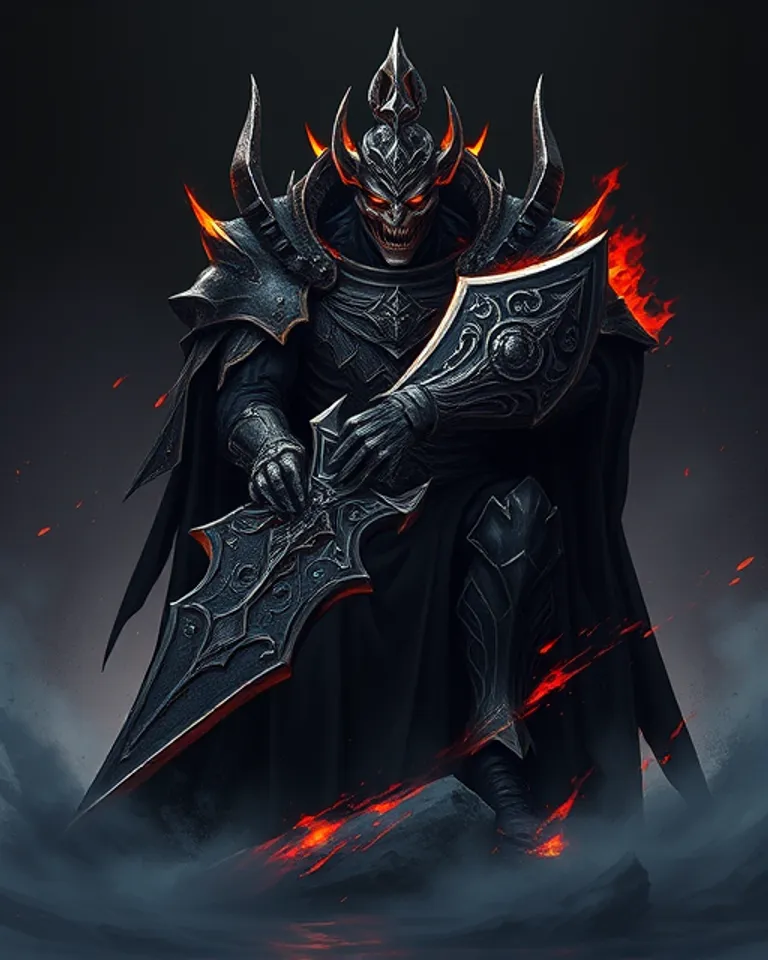 Portrait of Ashen Revenant King