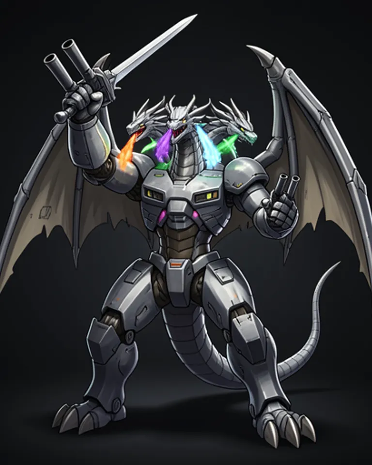 Portrait of Mecha Dragon King