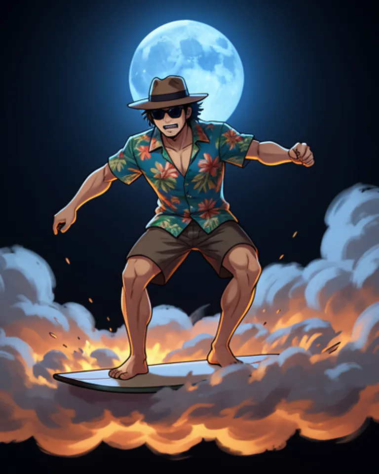 Portrait of Cloud Surfer