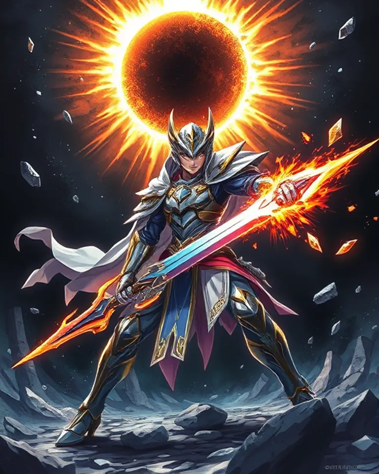 Portrait of The Celestial Warden