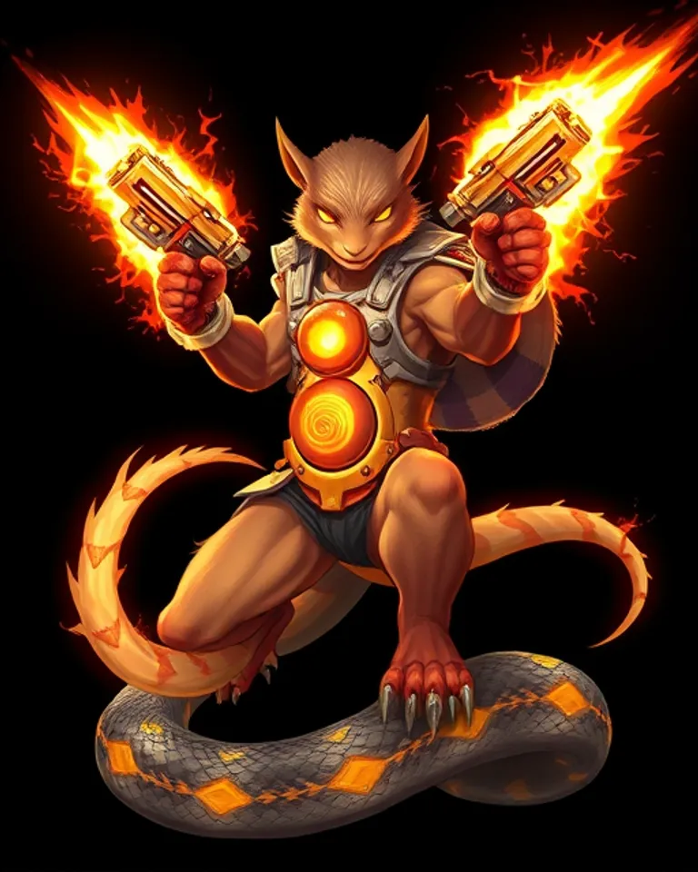 Portrait of Rikki-Tikki Tavi, Nuclear Mongoose