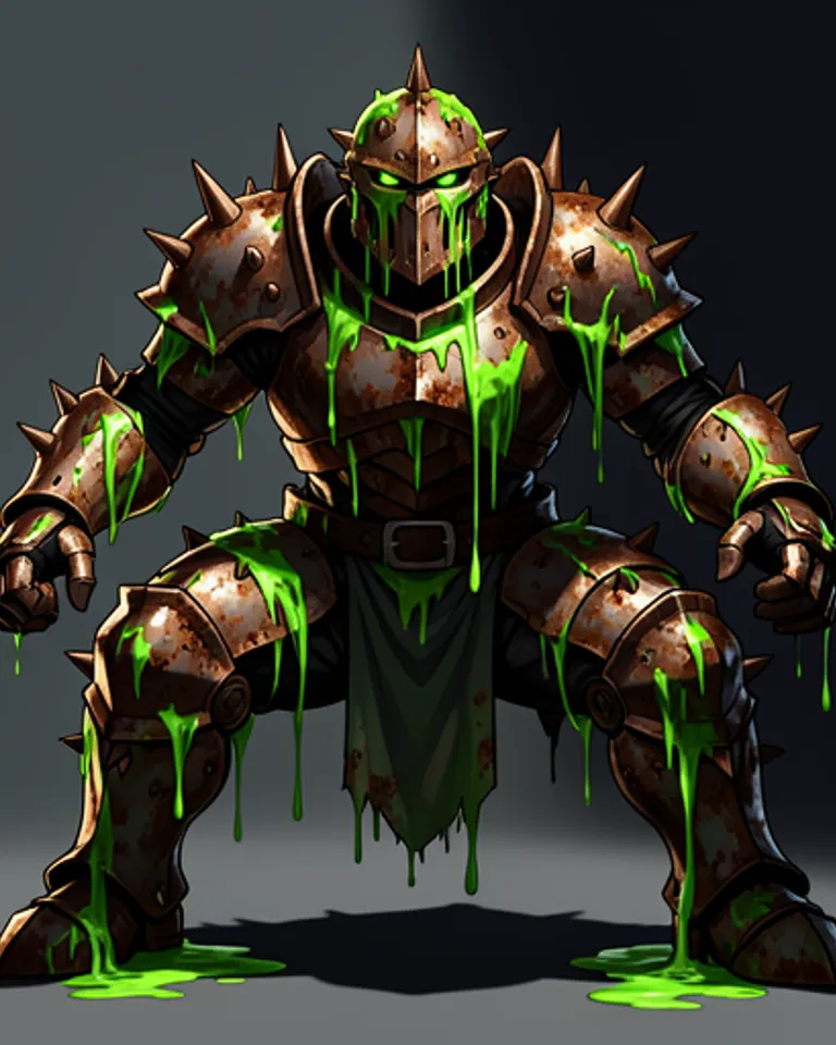 Portrait of Plague knight