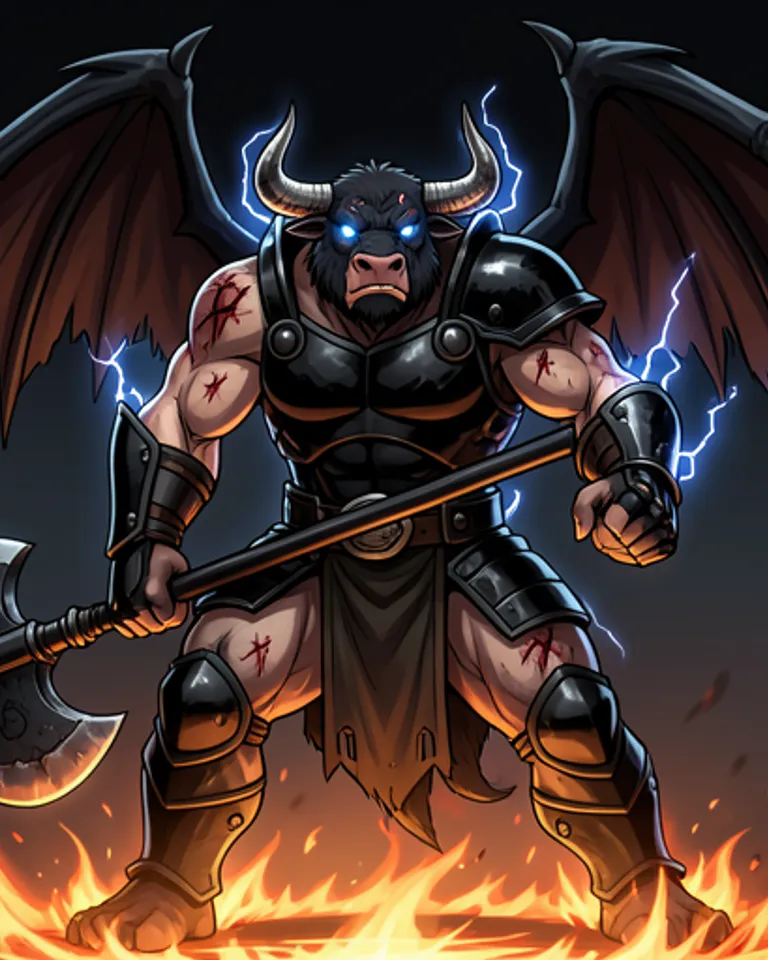Portrait of Thunder Minotaur