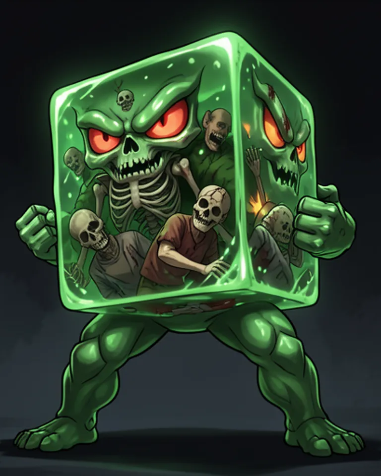 Portrait of The Cube of Entrapment
