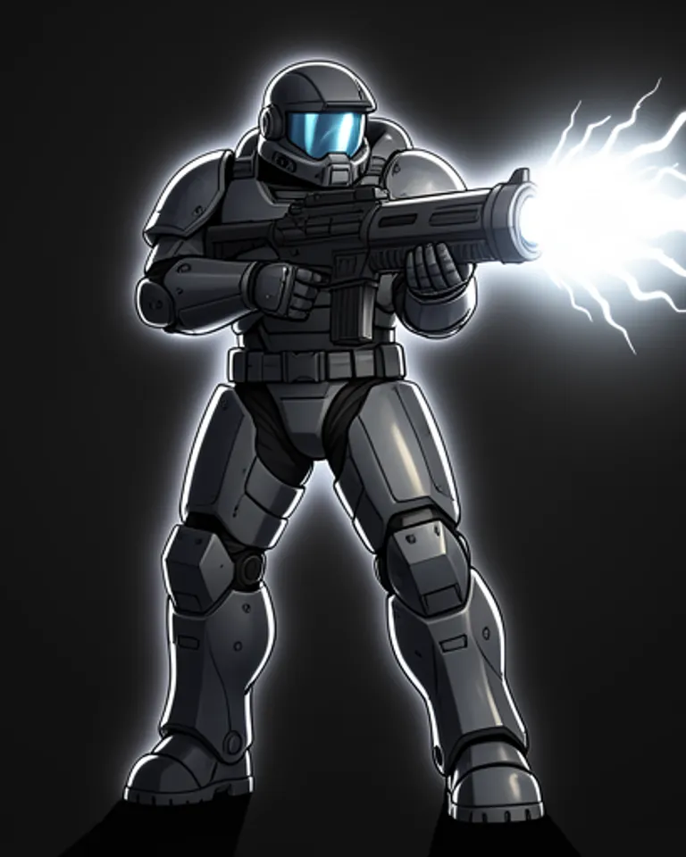 Portrait of Space marine