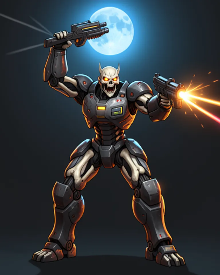 Portrait of Skeleton of the Skeletons Fury