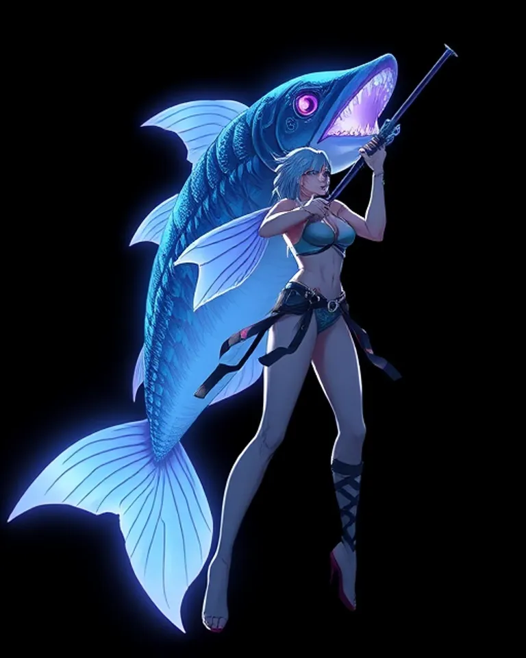 Portrait of Reverse Mermaid