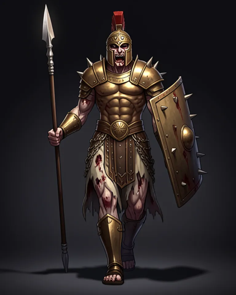 Portrait of Undead Gladiator