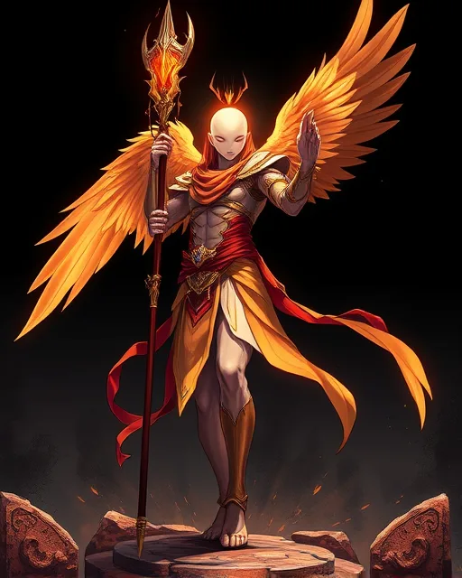 Portrait of Burning Angel