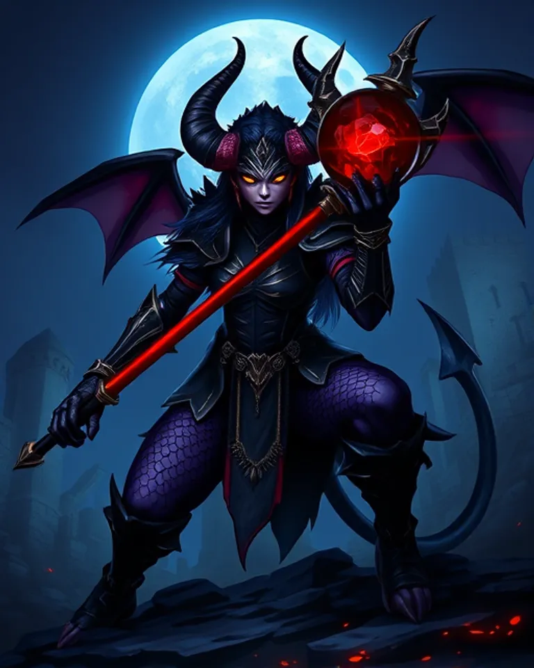Portrait of Qinona The Annihilatoress