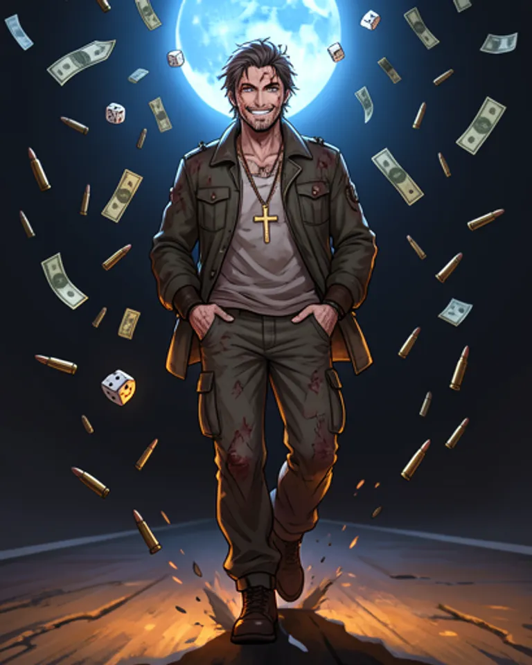 Portrait of Luckiest Man Alive