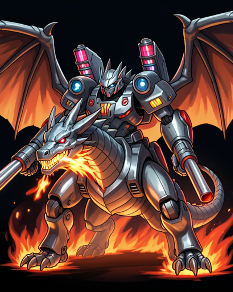 Portrait of Mecha Dragon - Weapon J