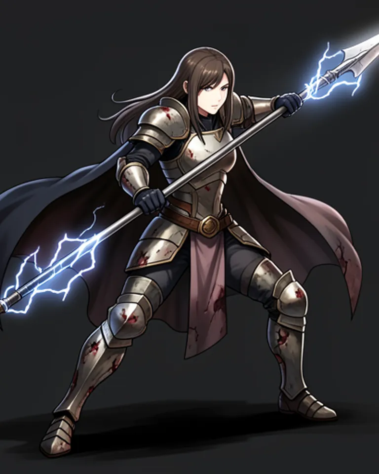 Portrait of Veyra, The Storm Lancer