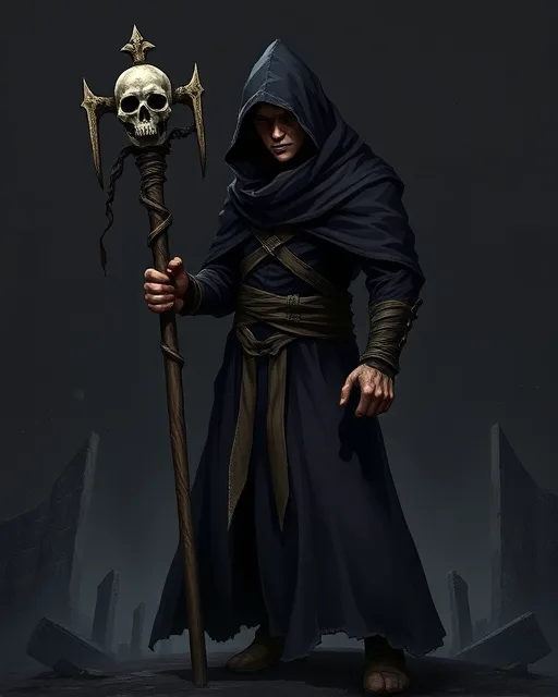 Portrait of Dark Warlock
