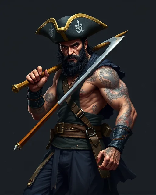 Portrait of Black Buccaneer