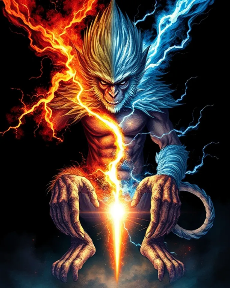 Portrait of Cosmic wukong