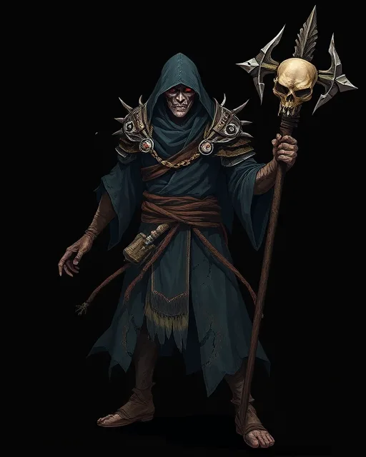 Portrait of Bone Mage