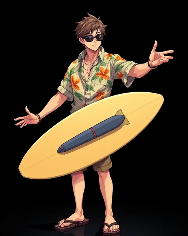 Portrait of ICBMs Surfer