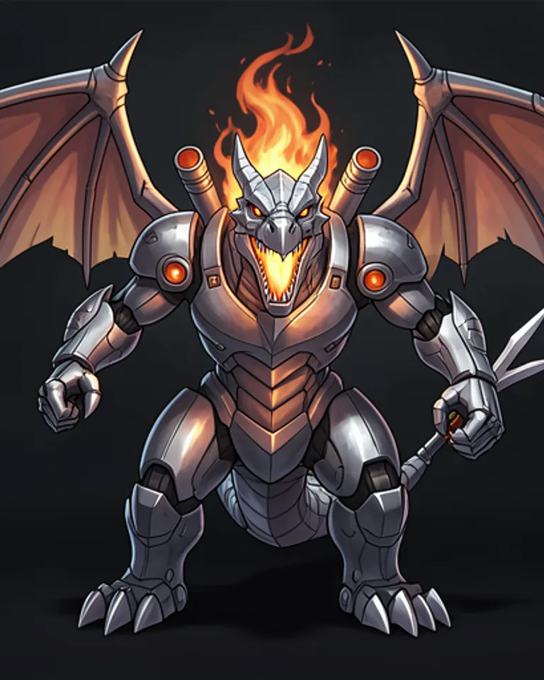 Portrait of Mecha Drake