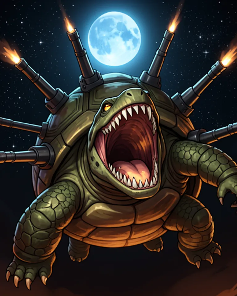 Portrait of Turtle Tanker