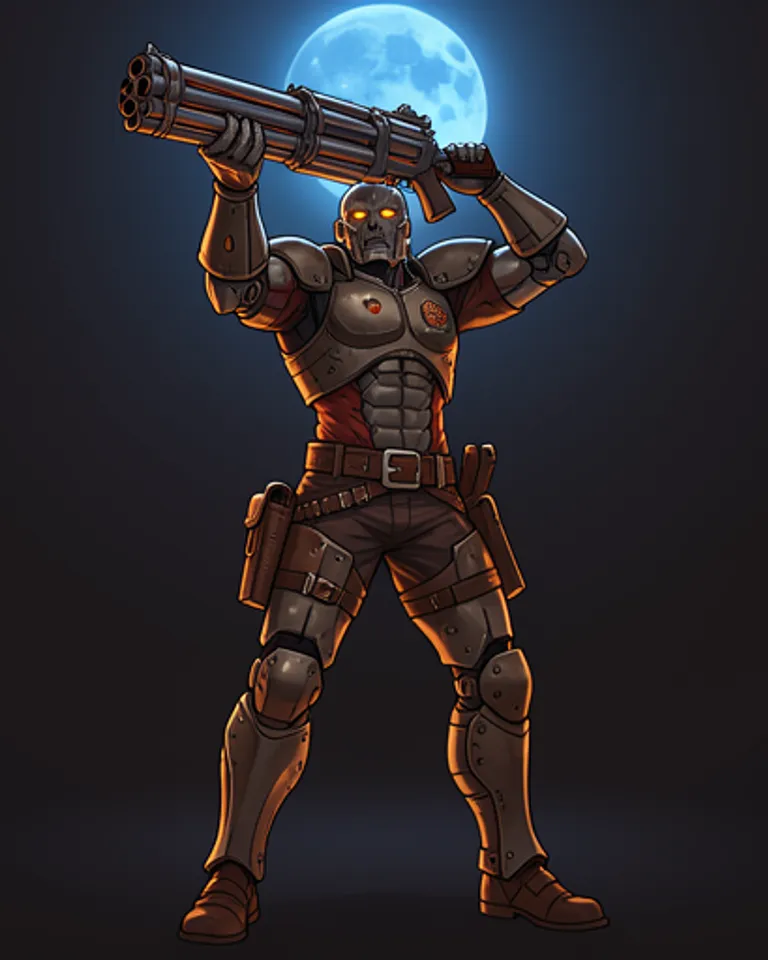 Portrait of Borg the Cyborg Gunman