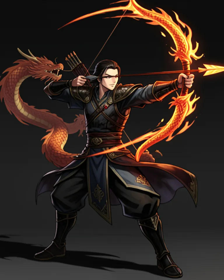 Portrait of Zhi the Heavenly Archer 