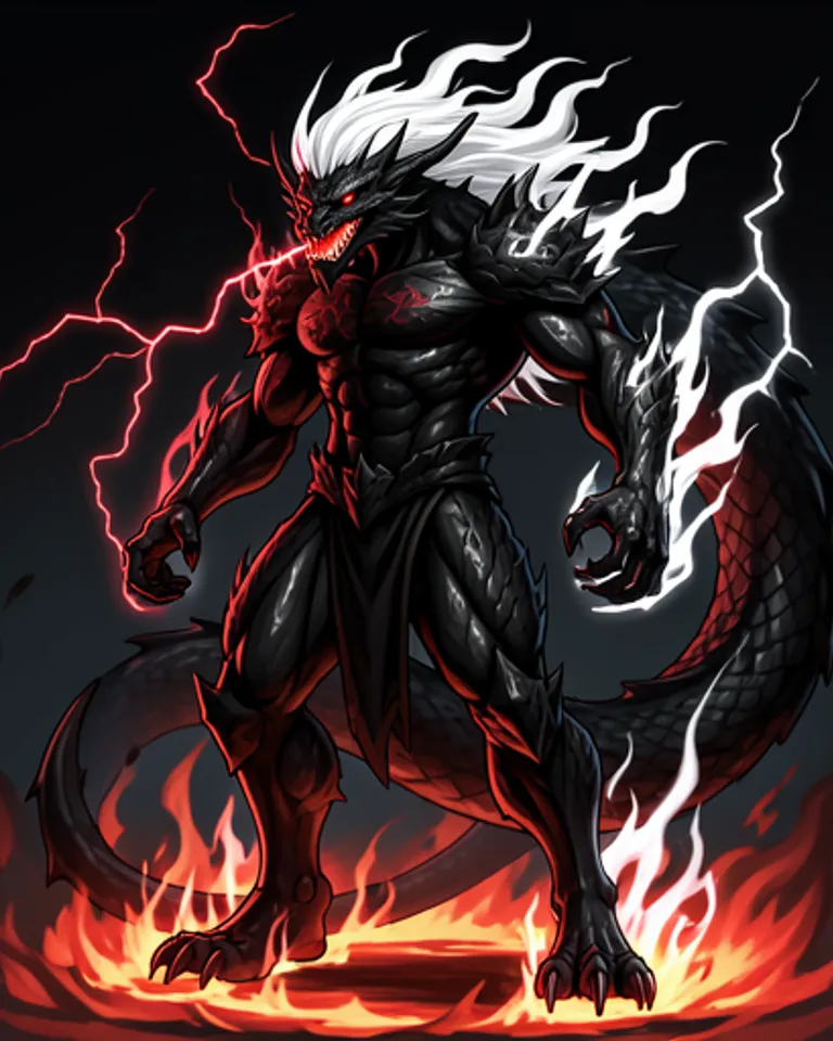 Portrait of Dragon of Darkness