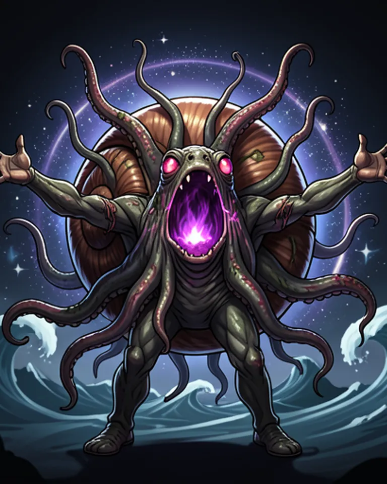 Portrait of Ramon de Burjasot, Eldritch Snail