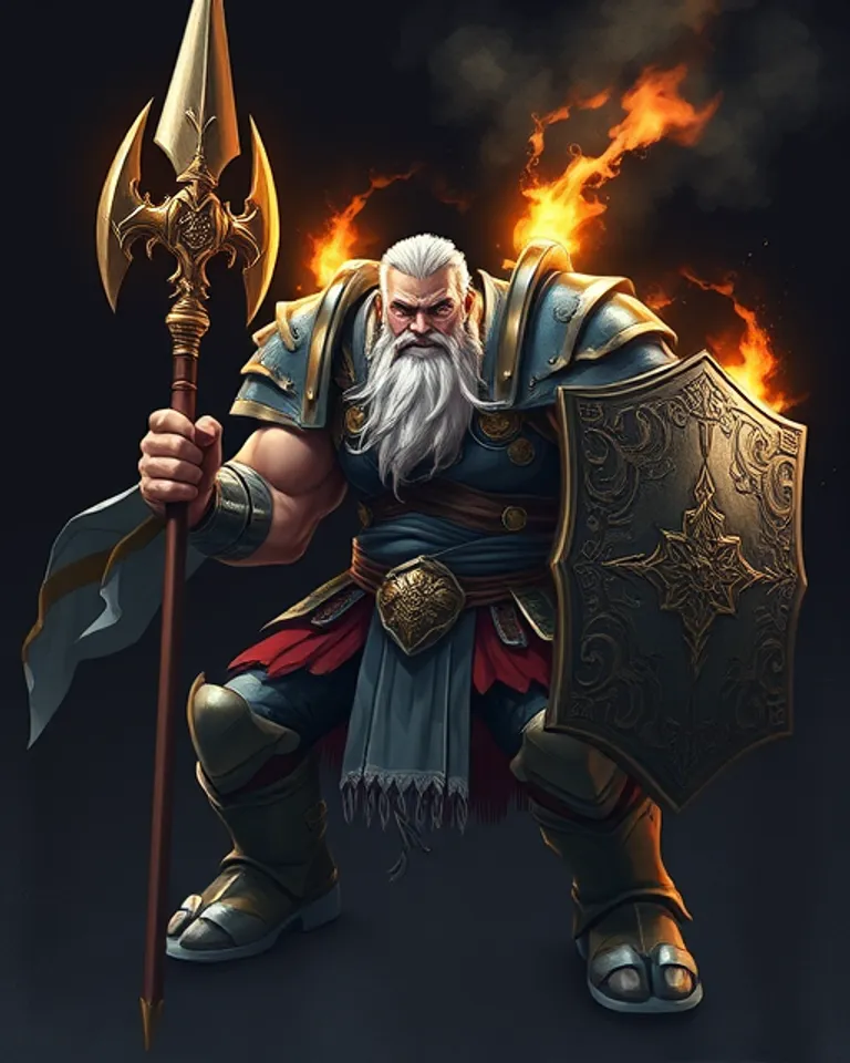 Portrait of Baldur King of Dwarves