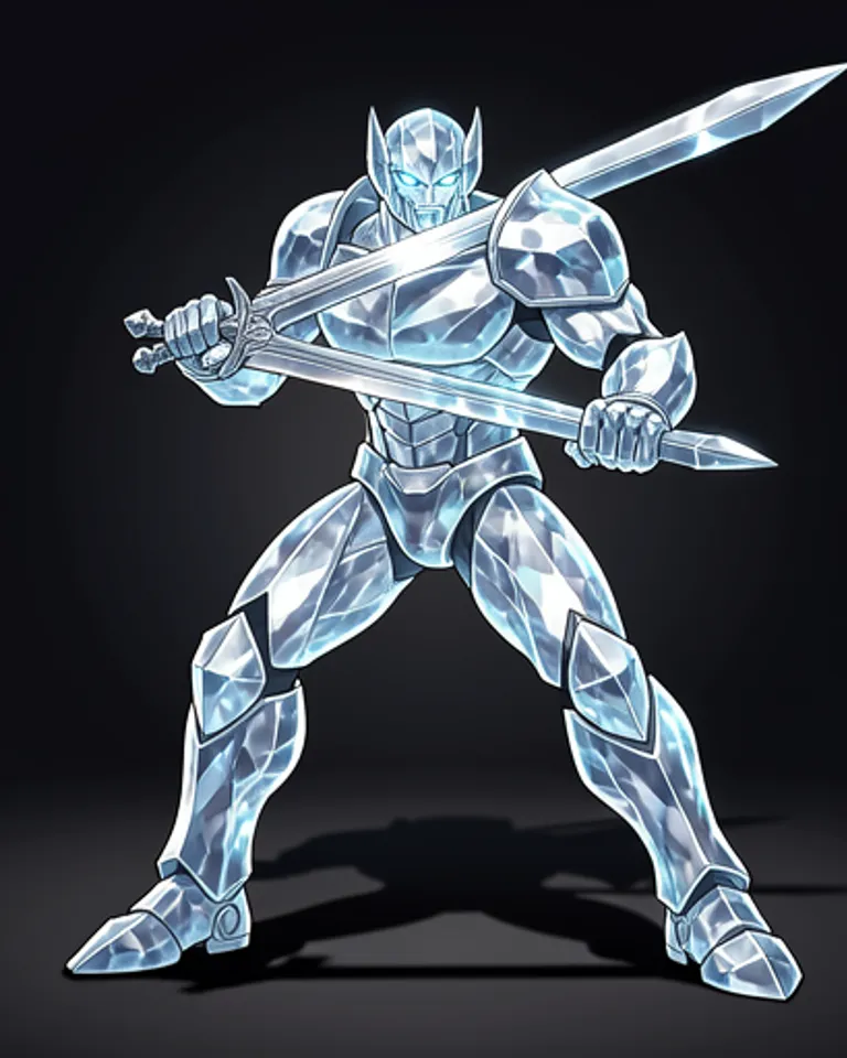 Portrait of Invisible Diamond Golem