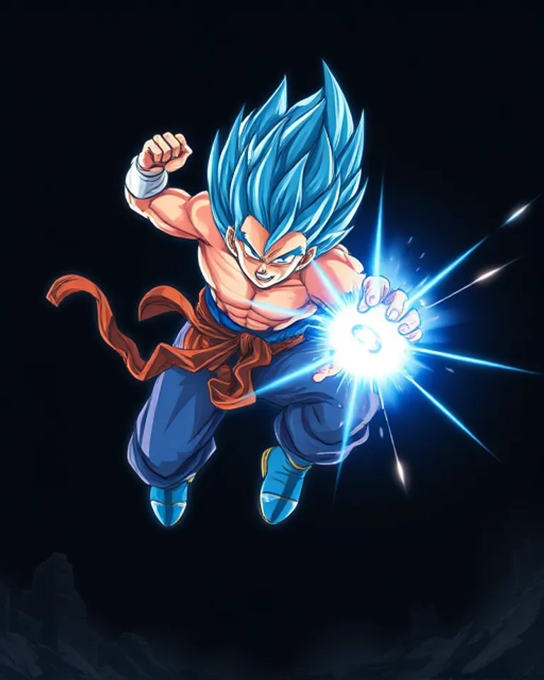 Portrait of Vegeta