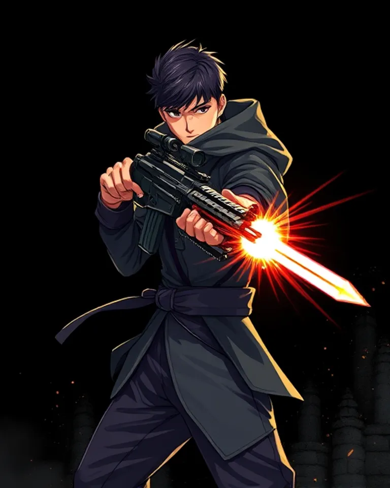Portrait of PEW PEW(person)