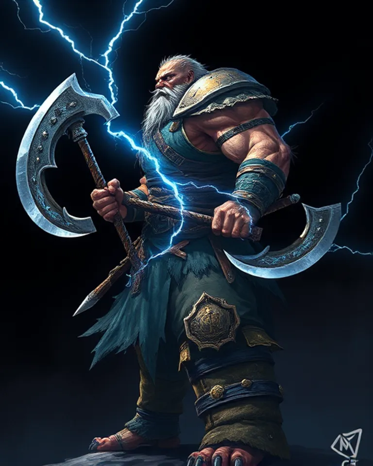 Portrait of Storm Caller Of The Shattered Peak