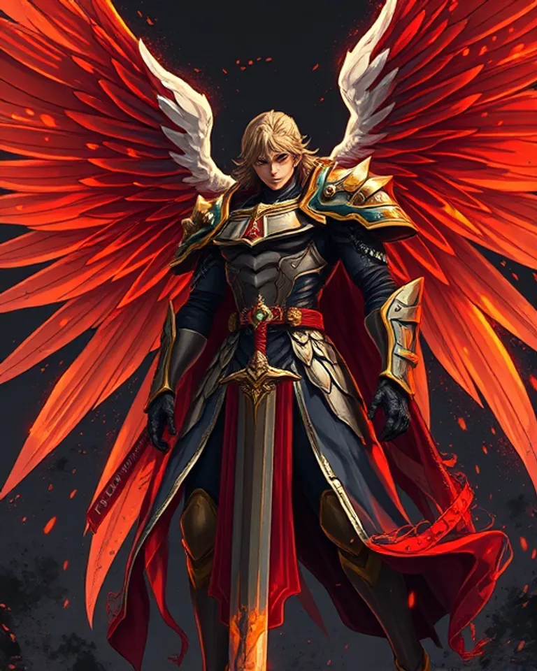 Portrait of oscar , the emperor of mankind 