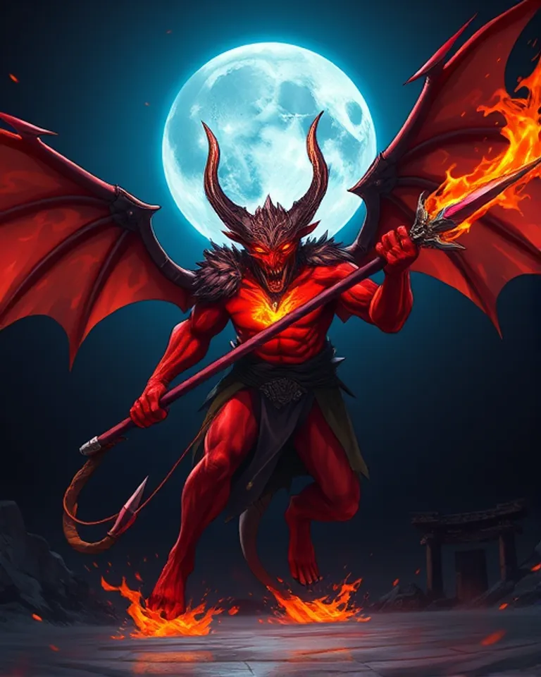 Portrait of Eternal demon