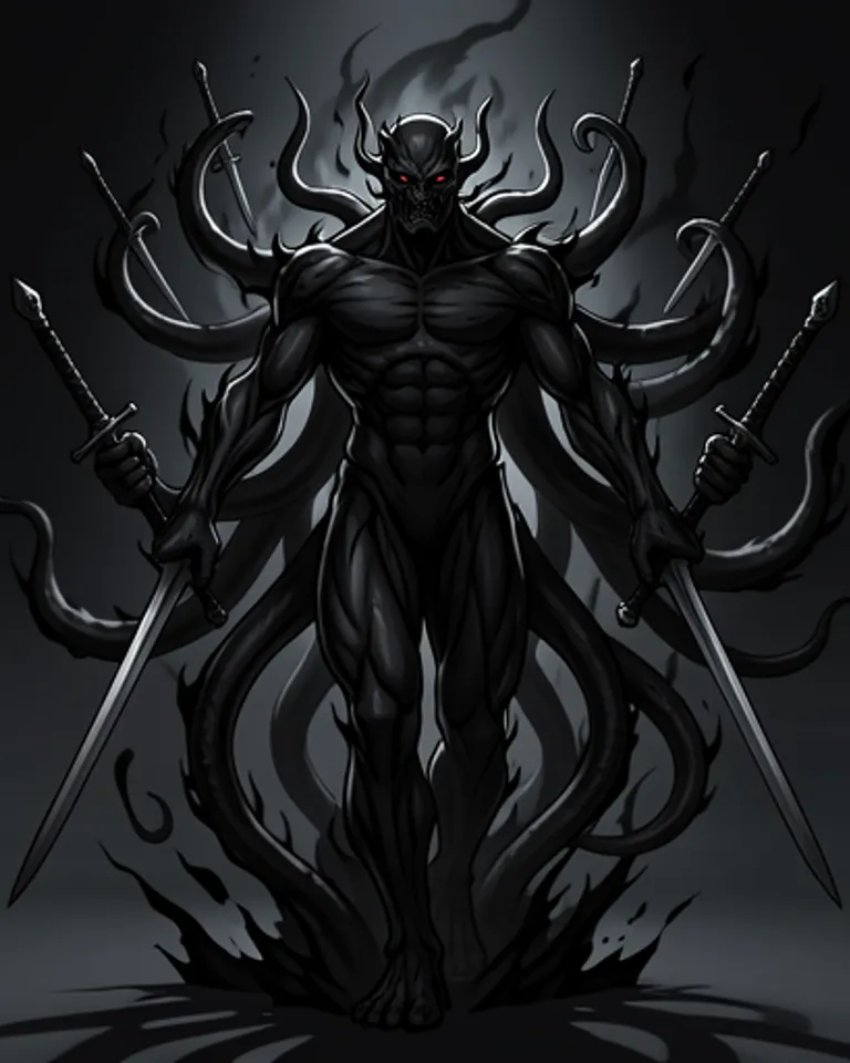 Portrait of The Black Entity Reborn