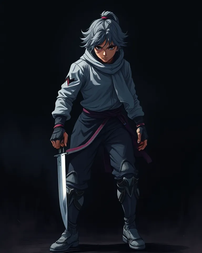 Portrait of gray