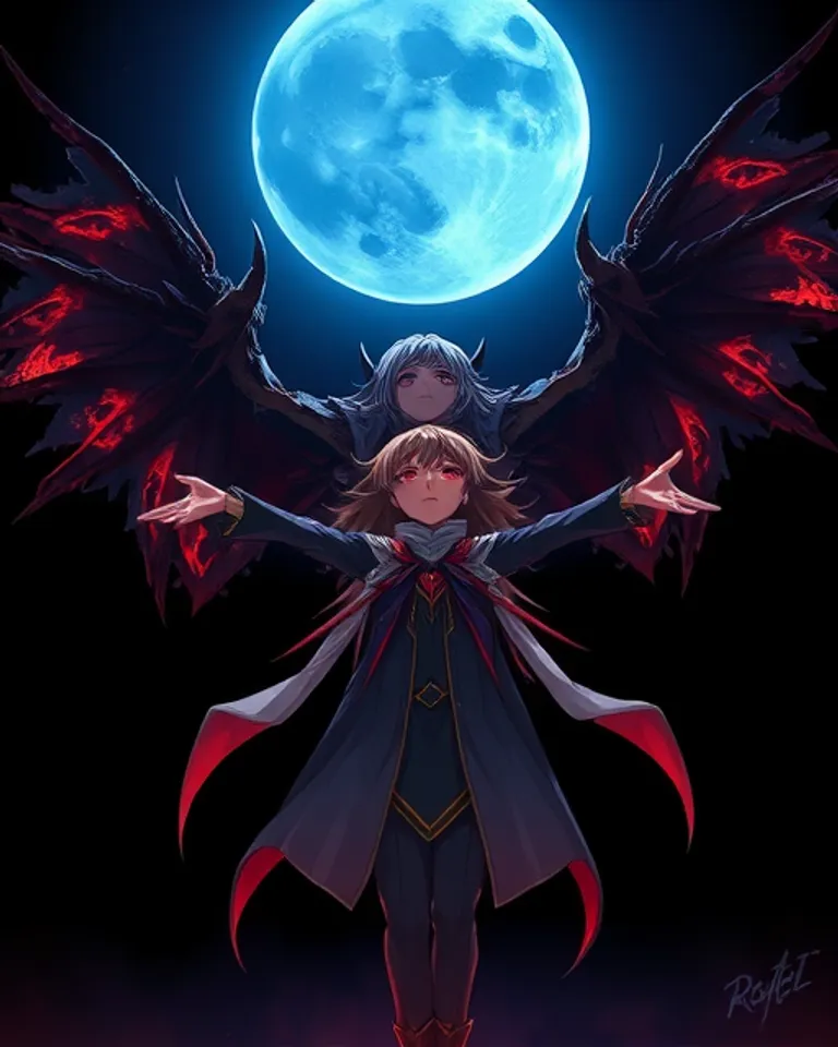 Portrait of "Abiel" and Faust