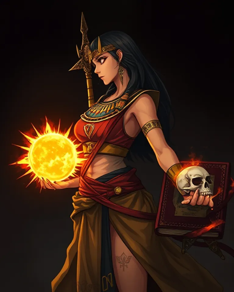 Portrait of Priestess of the Nile 