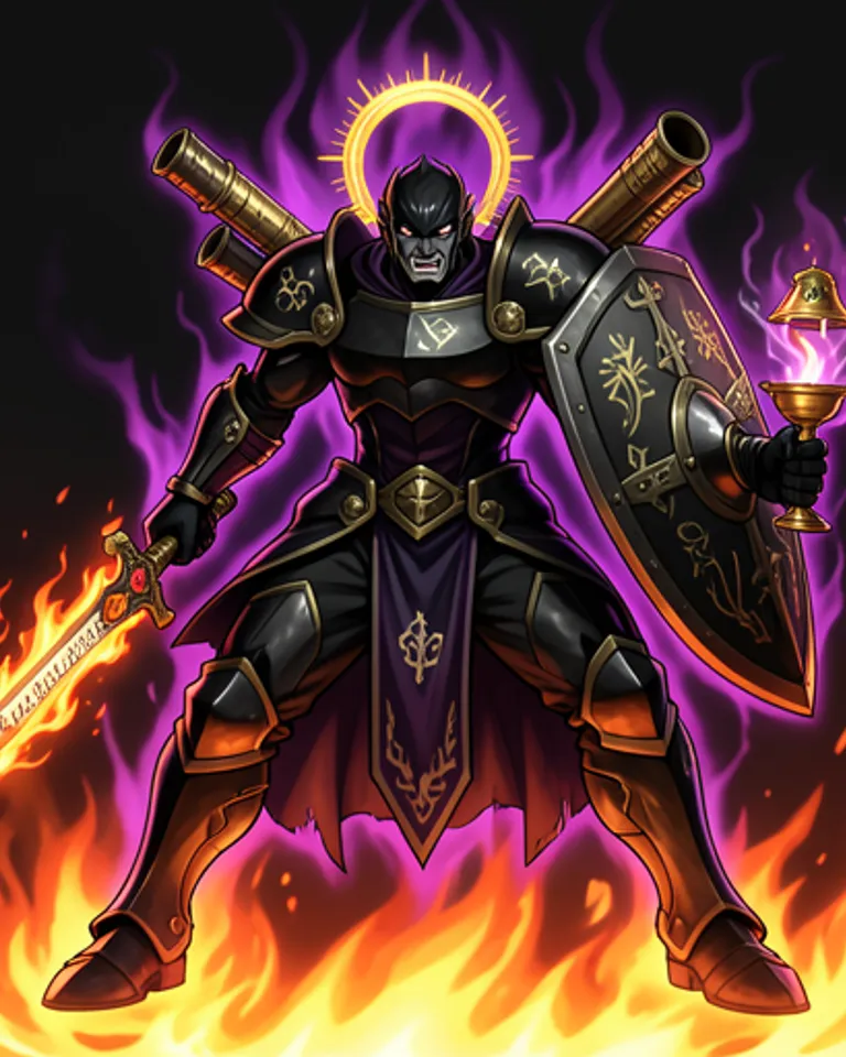 Portrait of Unholy aura saint cannon paladin