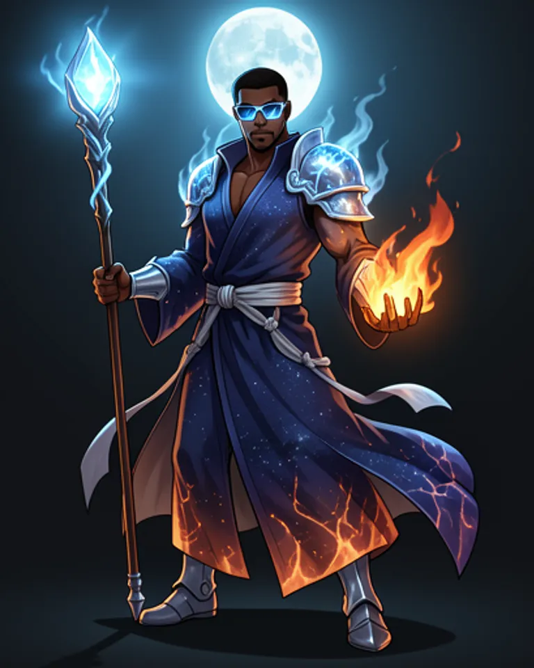 Portrait of Ednaldo Pereira, Mystic Master