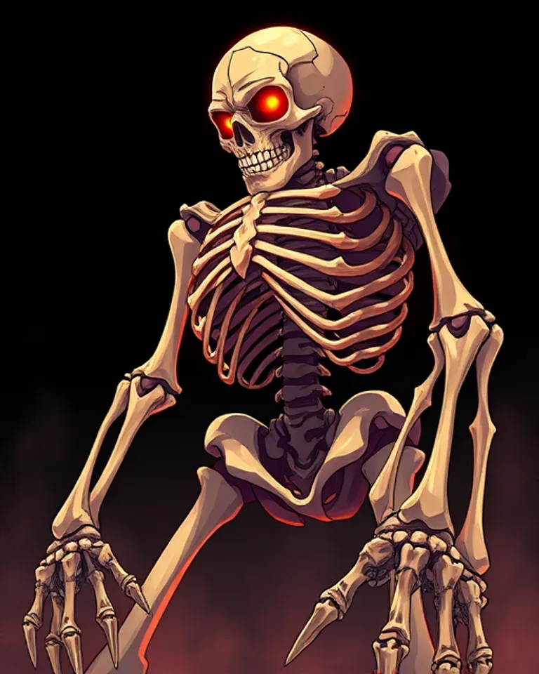 Portrait of The Awakaened Yumskeleton